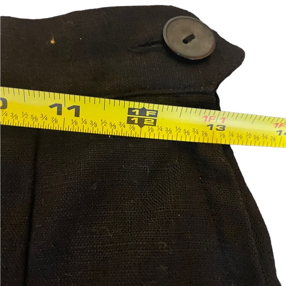 Vntg 1960s Ralph Originals Skirt Black Size 14 Pocket 30 in Length - Picture 8 of 12